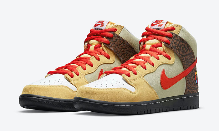 Color Skates和Nike SB Dunk High「Kebab & Destroy」联名鞋即将发售图片